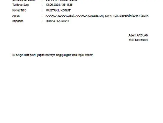 Sunset-denize Sıfır Konumda, Eşyalı Yazlık Daire